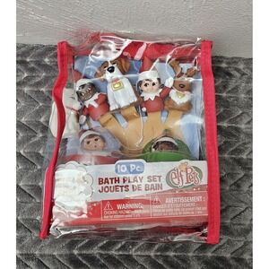 Elf On The Shelf Bath Play Set 10 Piece Elf Pets Bath Toys New *NEW-Open Package